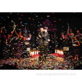 Biodegradable Confetti Cannon with Heart Wedding Party Print